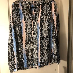 NWT NY Collection XL long sleeve women’s blouse